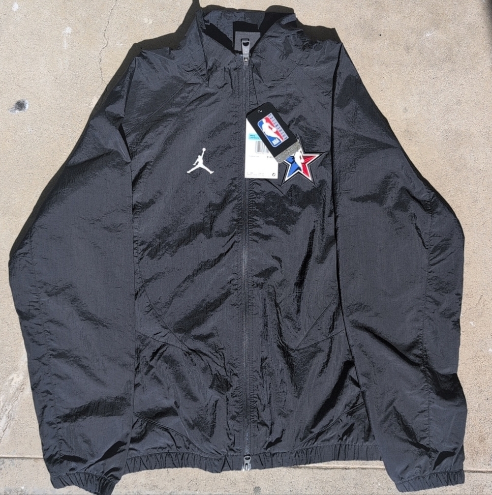 Nike Jordan NBA All Star Black Men's Jacket Size M NWT